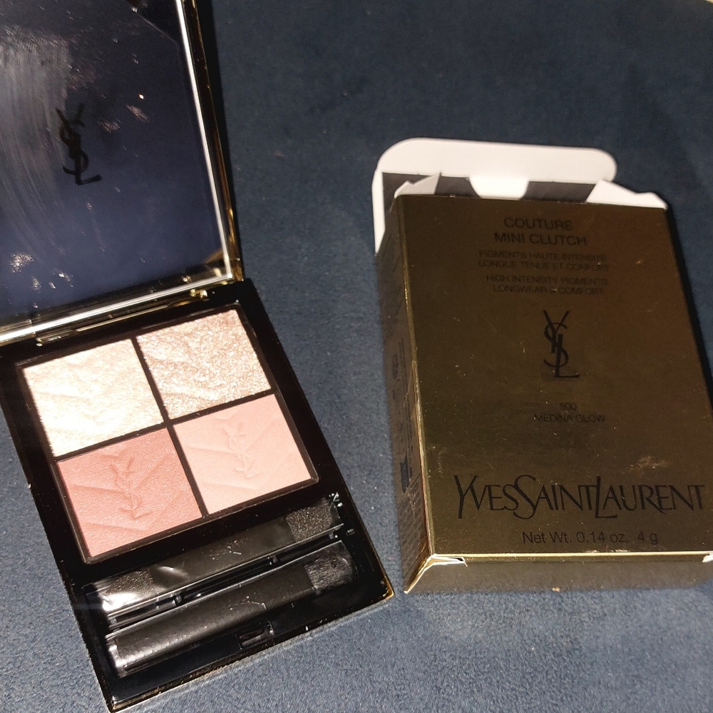 Yves Saint Laurent Couture Mini Clutch Eyeshadow Palette - Gold and Pink Hues